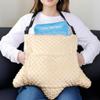 KUAZIDAR Hysterectomy Recovery Pillow with Hot/Cold Gel Pack - Post Surgery Protection for Mastectomy, C-Section & Abdominal Surgery - Adjustable Tummy Pillow for Seatbelt & Incision Support (Yellow) view 1