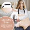 KUAZIDAR Hysterectomy Recovery Pillow with Hot/Cold Gel Pack - Post Surgery Protection for Mastectomy, C-Section & Abdominal Surgery - Adjustable Tummy Pillow for Seatbelt & Incision Support (Yellow) view 3