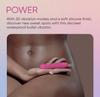 Ergonomic Handheld Massager with 5 Soothing Heat Settings - Portable, Cordless, and Rechargeable for Ultimate Relaxation DK49450 view 4