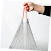 VALICLUD 5 Rolls Drawstring Trash Bags PE Thickened Garbage Bags for Kitchen Use Environmentally Friendly Disposable Rubbish Pouches Random Color view 3