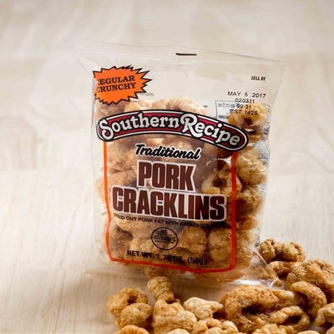 Southern Recipe Original Tender Pork Cracklins | 1.75 oz Bags, Original, Pack of 36