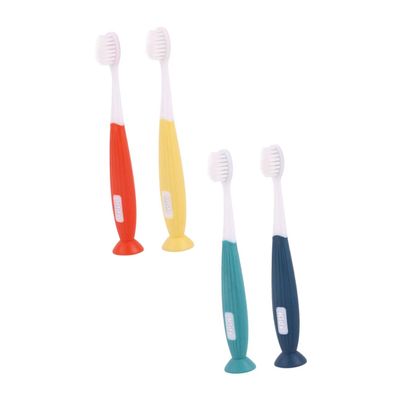 GANAZONO 4pcs Soft Bristle Toothbrushes Small Head Oral Care Tool for Ages Mild Tooth Cleaning Brush with Adorable Design for Boys