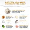 Atlas Real Food Protein Bar 20g Clean Protein, 0g Sugar, No Seed Oils, No Artificial Sweeteners (Salted Peanut Butter, 24 Count) view 3
