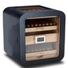 Cedar Wood Cigar Humidor Cabinet with Glass Top, Digital Hygrometer, Humidifier, 4 Large Drawers, Holds 110 Cigars, Luxury Gift for Men view 1