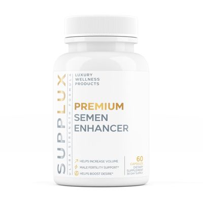 Nutrimend IQ Semen Fertility Enhancer for Men - Help Amplify Semen & Overall Health - Assists T-Levels for Male Vitality, Blood Flow Support & Performance - 3rd Party Tested Supplement - 60 Capsules