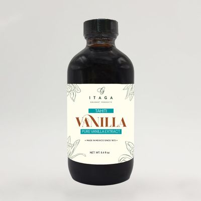 Tahitian Vanilla Extract Natural & Premium, Floral Aroma and Smooth Flavor, Authentic Polynesian Vanilla for Baking, Desserts & Gourmet Recipes (8 Oz)