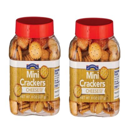 Hill Country Fare Mini Crackers 8oz - 2 pack (Cheese)