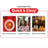 BBOM Instant Korean Tteokbokki Pouch Sweet & Spicy Street Food Easy and Convenient Preparation Includes Tray, Rice Cakes & Powder Sauce, 3 Flavors_5.19oz (147g) (Sweet) view 4