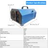 BEILOCKERY Condenser Tube Cleaning Machine, 370W Pipe Cleaner with Water Spray & Adjustable Speed, for 0.6-0.7in/15-18mm Air Conditioner Chiller & Heat Exchanger Pipes 110V/220V view 2