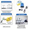 BEILOCKERY Condenser Tube Cleaning Machine, 370W Pipe Cleaner with Water Spray & Adjustable Speed, for 0.6-0.7in/15-18mm Air Conditioner Chiller & Heat Exchanger Pipes 110V/220V view 4