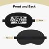 Plumbers Know Their Crap Polyester Satin 3PCS Blackout Sleep Mask Adjustable Strap Men Women Comfortable Eyeshade Night Travel9 view 2