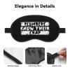 Plumbers Know Their Crap Polyester Satin 3PCS Blackout Sleep Mask Adjustable Strap Men Women Comfortable Eyeshade Night Travel9 view 3