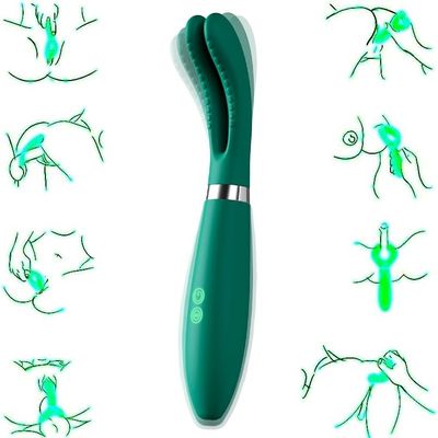10 Modes of Powerful Vibration Silicone Massage Stick, Silent Powerful Bullet Massage Tool, Suitable for Women's Foot Movement Massage and Relaxation, Travel Backpack Massager