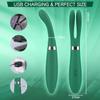 10 Modes of Powerful Vibration Silicone Massage Stick, Silent Powerful Bullet Massage Tool, Suitable for Women's Foot Movement Massage and Relaxation, Travel Backpack Massager view 4