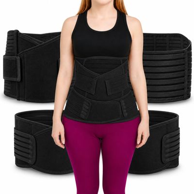 VitaliCore Postpartum Belly Band 3-in-1 for Women Adjustable Abdominal & Pelvic Support Wrap for Postpartum Recovery, C-Section & Waist Support