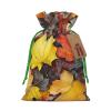 Ruzoap Christmas Burlap Gift Bags with Drawstrings, Autumn Camoflauge - Christmas Treat Candy Bags for Holiday Party Wrapping Xmas Present - Small view 1