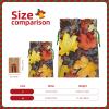 Ruzoap Christmas Burlap Gift Bags with Drawstrings, Autumn Camoflauge - Christmas Treat Candy Bags for Holiday Party Wrapping Xmas Present - Small view 3