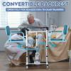 BeoyNot Hydraulic Patient Lift Transfer Chair,Hydraulic Transport Chair for Elderly with Adjustable Backrest 90-95 and Rubber Armrests for Nursing Home view 3
