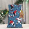 Ruzoap Christmas Burlap Gift Bags with Drawstrings, Ice Hockey Pattern - Christmas Treat Candy Bags for Holiday Party Wrapping Xmas Present - Medium view 4