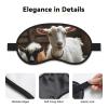 Cute Goat Sleep Mask for Women Men Blackout Eye Masks for Sleeping Blindfold Sleep Mask Side Sleeper Eye Cover for Meditation Light Blocking Travel Essentials view 3