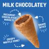 Drumstick Bites Milk Chocolatey Waffle Cone Snacks, Chocolate Dessert, Pantry Snacks 3.5 oz view 2