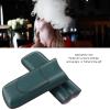 QANYEGN Leather Cigar Case, Faux Leather Cigar Humidor Case, Portable 2 Fingers Cigar Holder Accessories for Travel Party Business (Green) view 3