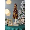 23.6 Inch Artificial Eucalyptus Wreath in Green - Realistic Faux Foliage for Home, Entryway, or Holiday Decor (Coffee + Multi + Polyester) view 4