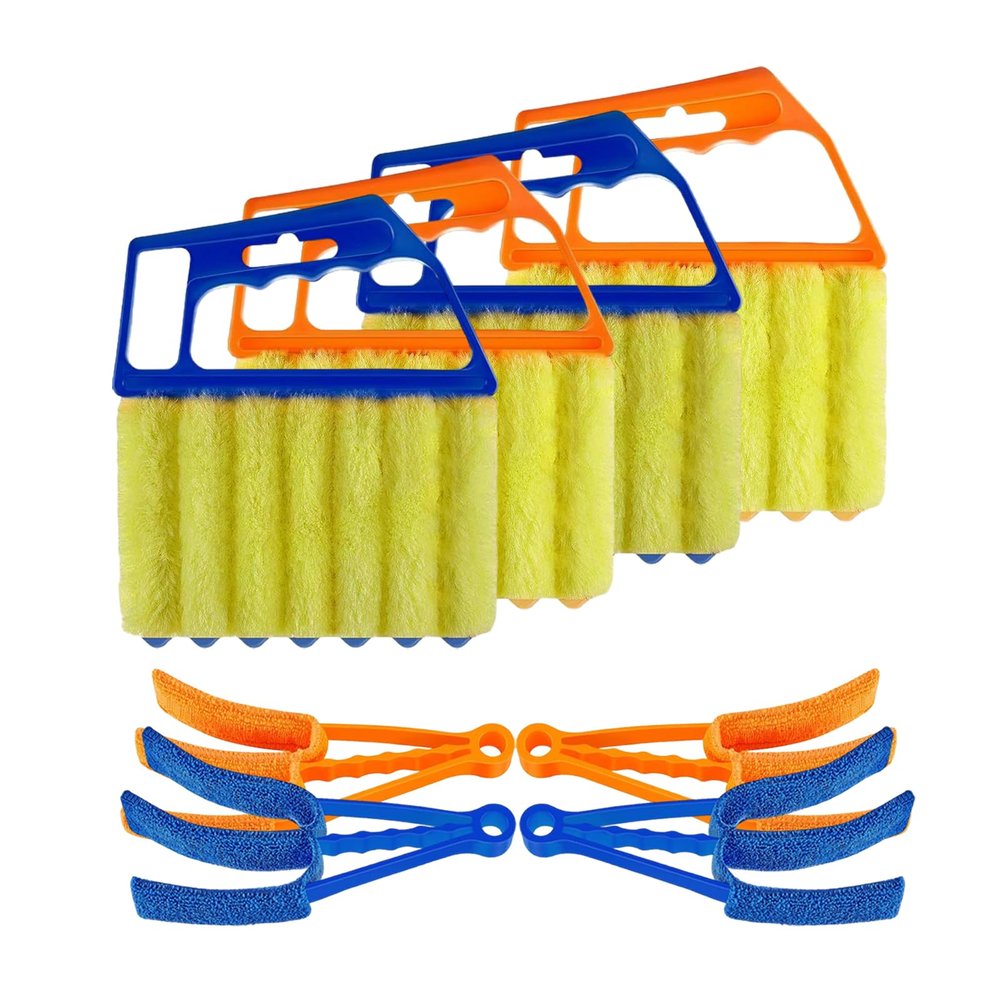 Washable Blind Cleaner Tool, Blind Duster, Microfiber Dusting Brush for Venetian Blinds, Window Shutters, Air Conditioner Vents(8-Pack)