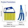 Washable Blind Cleaner Tool, Blind Duster, Microfiber Dusting Brush for Venetian Blinds, Window Shutters, Air Conditioner Vents(8-Pack) view 2