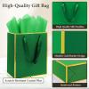 Addblu 50 Pack Luxury Gift Bags Bulk with Handles, Medium Size 9x7x3.15 Inches - Includes 50 Tissue Papers for Party Favors, Wedding, Birthday, Baby Shower, Easter & Holidays view 3