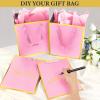 Addblu 50 Pack Luxury Gift Bags Bulk with Handles, Medium Size 9x7x3.15 Inches - Includes 50 Tissue Papers for Party Favors, Wedding, Birthday, Baby Shower, Easter & Holidays view 4