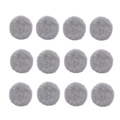 12 Replacement Cleaning Pads Window Robot Rags. Compatible for Hobot 188 168 198 388 Parts Electric Suction Mop Cloth