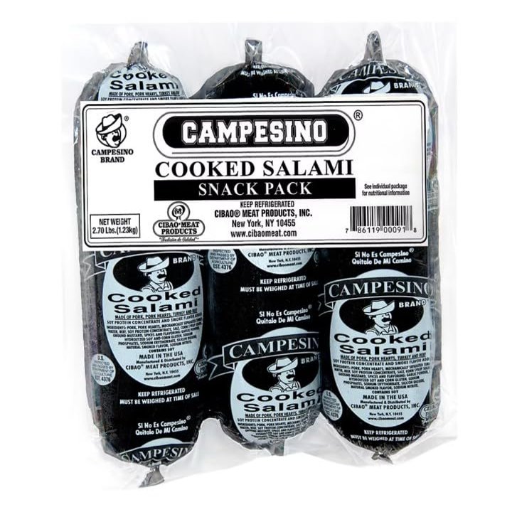 Campesino Cooked Salami Snack Pack, 2.7 lbs. (3 Pack)