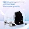 Three Pieces Stainless Steel Black Rhinestone Base is A Portable Home Training Accessory that Can Be Carried and Worn Indoors and Outdoors, Suitable for Various Occasions view 2