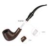 2 Pcs Curved Handle Pipe Suitable Fits 9mm Filter view 3