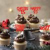 LcingTify 30 PCS Happy 15th Birthday Cupcake Toppers Straight Outta 2011 Cupcake Picks Fifteen Cheers to 15 Fabulous Cake Decorations for 15th Birthday Theme Anniversary Party Decoration Supplies Red view 4