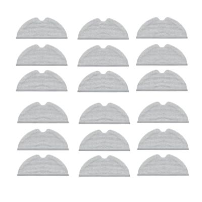 18Pcs Mop Cloth, Compatible For XiaoMi, 1C, Compatible For Dreame, F9, Sweeping Mopping Pad Robot Vacuum Cleaner Replacement