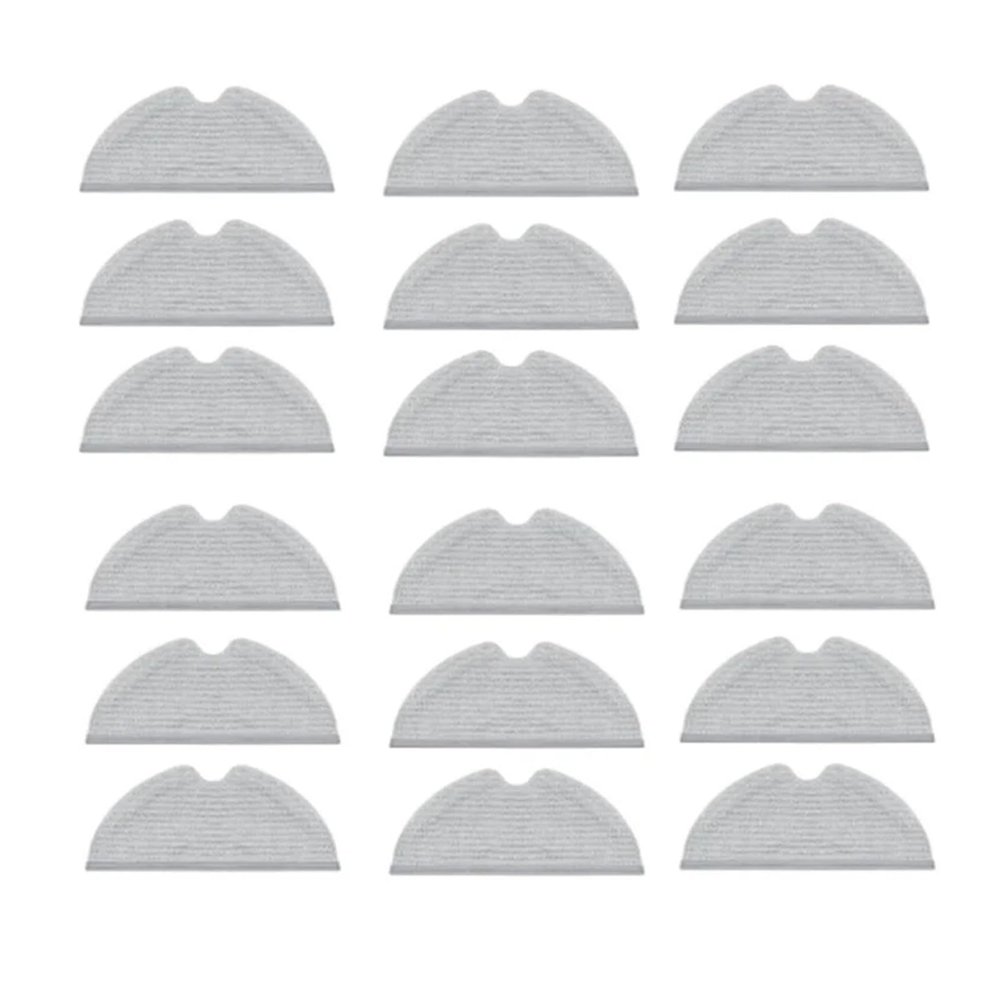 18Pcs Mop Cloth, Compatible For XiaoMi, 1C, Compatible For Dreame, F9, Sweeping Mopping Pad Robot Vacuum Cleaner Replacement