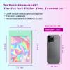 100 Pieces Resealable Mylar Bags with Clear Window for Food Storage Party Favor Packaging Small Business (Green&Pink, 5.57.8 Inch) view 2