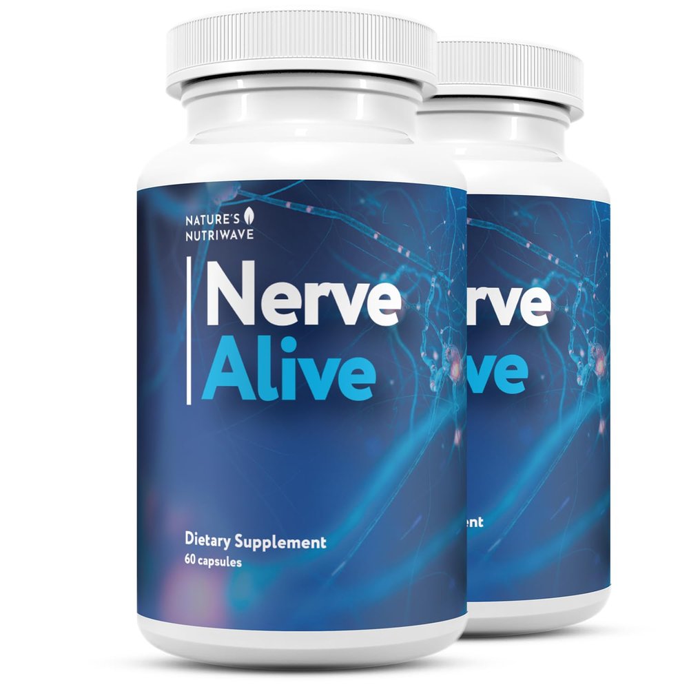 NerveAlive Passionflower & Marshmallow Root 60 Ct, 2 Month Supply