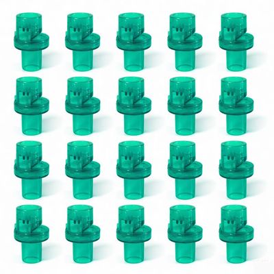 100Packs CPR Training Valves for Mask, Only for Training, One Way Valve for Training Mask - Separately Packaged -Green