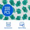 100Packs CPR Training Valves for Mask, Only for Training, One Way Valve for Training Mask - Separately Packaged -Green view 2