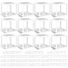 12 Pcs Transparent Wedding Balloon Boxes with 99 Letters, White Balloon Box for Baby Shower Gender Reveal Grad Birthday Party Bridal Wedding Christmas Anniversary Valentines Backdrop Decoration view 1