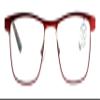 V.W.E. Men Large Metal Frame Clear Progressive Reading Glasses - Zero Power On Top - No Bubble 6035 (Maroon, 1.50, x) view 3
