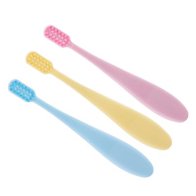 WRITWAA 6Pcs Soft Bristle Toothbrush with Anti-Slip Large Handles Ergonomic Training Oral Care for Boy Girl Portable Teeth Cleaning Tool