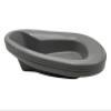 Deluxe Contoured Bedpan for Men and Women, Stackable, Portable Bed Pan for Bed-Bound Patients, Durable, Easy-to-Clean Plastic Bedpan for Hospital or Home Use (Pack of 4) (Grey) view 1