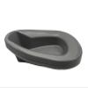 Deluxe Contoured Bedpan for Men and Women, Stackable, Portable Bed Pan for Bed-Bound Patients, Durable, Easy-to-Clean Plastic Bedpan for Hospital or Home Use (Pack of 4) (Grey) view 2