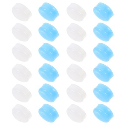Abaodam 24pcs Reusable Silicone Noise Reduction Soft Supple Sleeping Plugs for Students Work Study Travel Hearing Protection