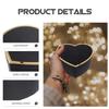 Abaodam 3Pcs Heart Shaped Paper Packing Boxes for Valentine's Day Packaging Wedding Favor Boxes with Chic Black Design for Candy Lipstick Perfume Presentation view 4