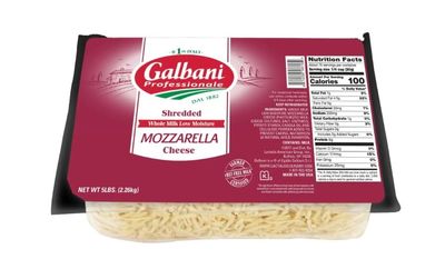 Galbani Whole Milk Shredded Mozzarella 5 LB